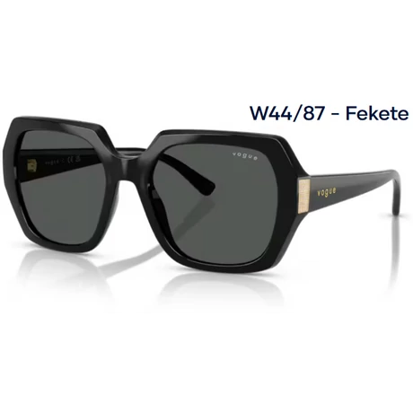 VOGUE VO5612SB W44/87 - Fekete NAPSZEMÜVEG