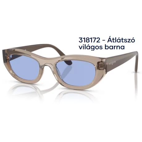 VOGUE VO5616S 318172 - Átlátszó világos barna NAPSZEMÜVEG