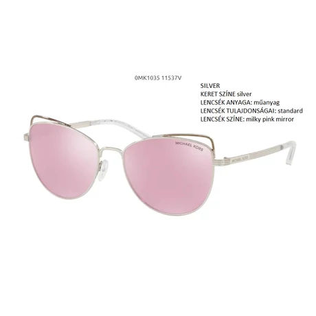 MICHAEL KORS ST. LUCIA MK1035 11537V SILVER NAPSZEMÜVEG