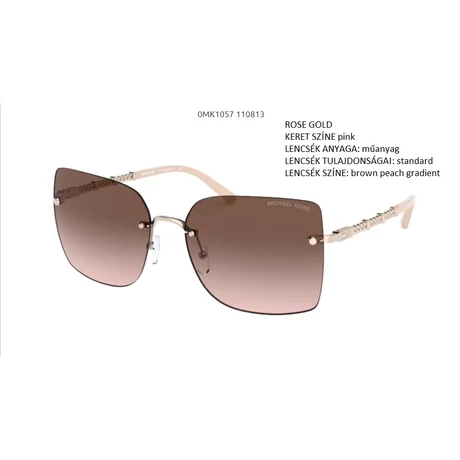 MICHAEL KORS BARCELONA MK1057 AURELIA 110813 ROSE GOLD NAPSZEMÜVEG
