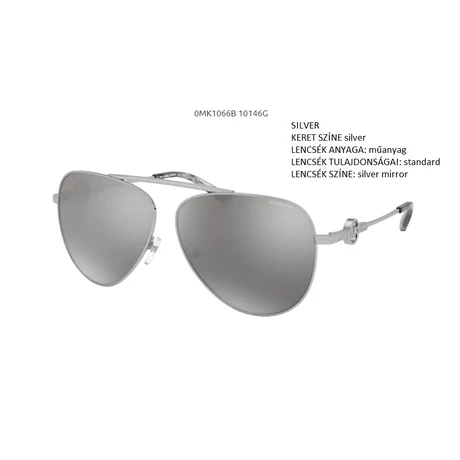 MICHAEL KORS SALINA MK1066B 10146G SILVER NAPSZEMÜVEG