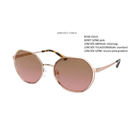 MICHAEL KORS PORTO MK1072 110814 ROSE GOLD NAPSZEMÜVEG