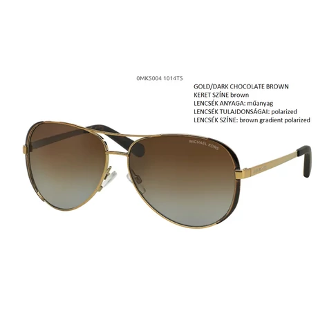 MICHAEL KORS CHELSEA MK5004 1014T5 GOLD/DARK CHOCOLATE BROWN POLARIZÁLT NAPSZEMÜVEG