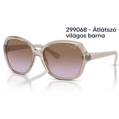 VOGUE VO2871S 299068 - Átlátszó világos barna NAPSZEMÜVEG
