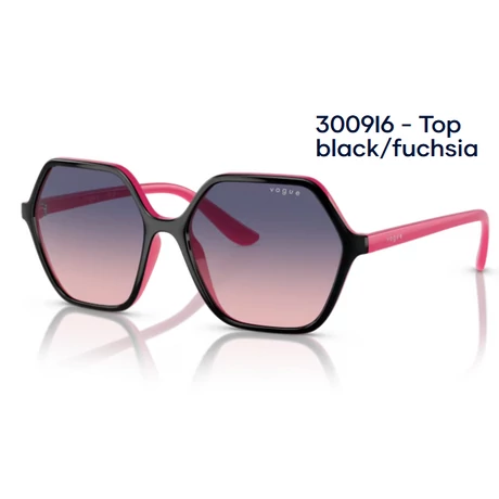 VOGUE VO5361S 3009I6 - Top black/fuchsia NAPSZEMÜVEG