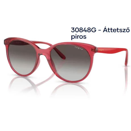 VOGUE VO5453S 30848G - Áttetsző piros NAPSZEMÜVEG