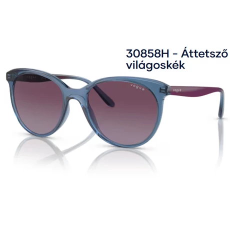 VOGUE VO5453S 30858H - Áttetsző világoskék NAPSZEMÜVEG