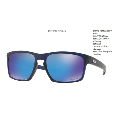 Oakley Sliver MATTE TRANSLUCENT BLUE/prizm sapphire OO9262-45 Napszemüveg
