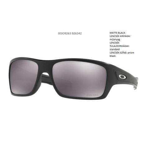 OAKLEY OO9263-42 TURBINE MATTE BLACK/prizm black Napszemüveg