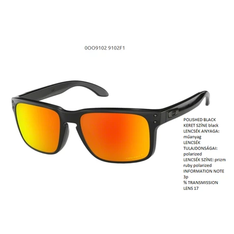 OAKLEY HOLBROOK OO9102-F1 NAPSZEMÜVEG