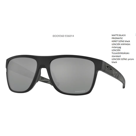 OAKLEY Crossrange XL MATTE BLACK PRIZMATIC/prizm black OO9360-14 Napszemüveg 