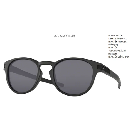 OAKLEY OO9265-01  LATCH NAPSZEMÜVEG