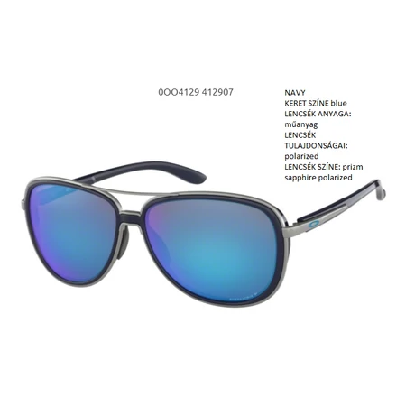 OAKLEY SPLIT TIME  OO4129-07 NAVY/prizm sapphire polarized Női Napszemüveg