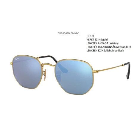 RAY-BAN RB3548N HEXAGONAL  001/9O NAPSZEMÜVEG