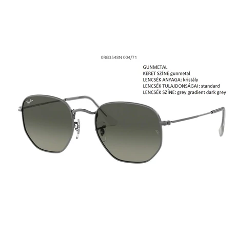 RAY-BAN RB3548N HEXAGONAL 004/71 NAPSZEMÜVEG