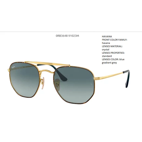 RAY-BAN RB3648 THE MARSHAL 91023M  NAPSZEMÜVEG 