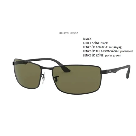 RAY-BAN RB3498N/A  002/9A POLARIZÁLT NAPSZEMÜVEG