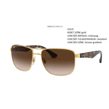 RAY-BAN RB3533  001/13 NAPSZEMÜVEG