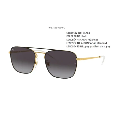 RAY-BAN RB3588 90548G GOLD ON TOP BLACK NAPSZEMÜVEG