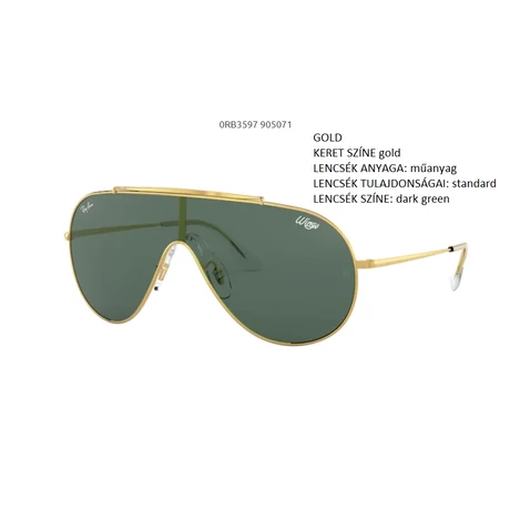 RAY-BAN RB3597 WINGS 905071 NAPSZEMÜVEG