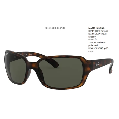 RAY-BAN RB4068 894/58 POLARIZÁLT NAPSZEMÜVEG