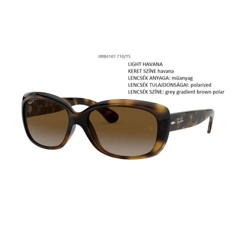 RAY-BAN RB4101 710/T5 JACKIE OHH  POLARIZÁLT NAPSZEMÜVEG