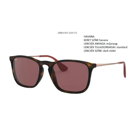 RAY-BAN RB4187 CHRIS 639175 NAPSZEMÜVEG