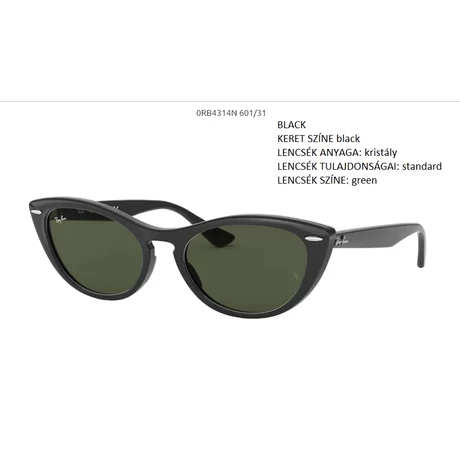 RAY-BAN RB4314N NINA 601/31 NAPSZEMÜVEG