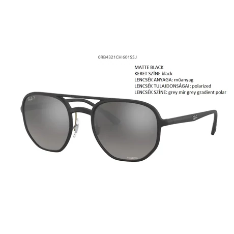 RAY-BAN RB4321CH 601S5J POLARIZÁLT NAPSZEMÜVEG