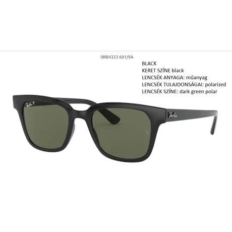 RAY-BAN RB4323 601/9A POLARIZÁLT NAPSZEMÜVEG