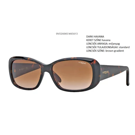 VOGUE VO2606S W65613 DARK HAVANA NAPSZEMÜVEG