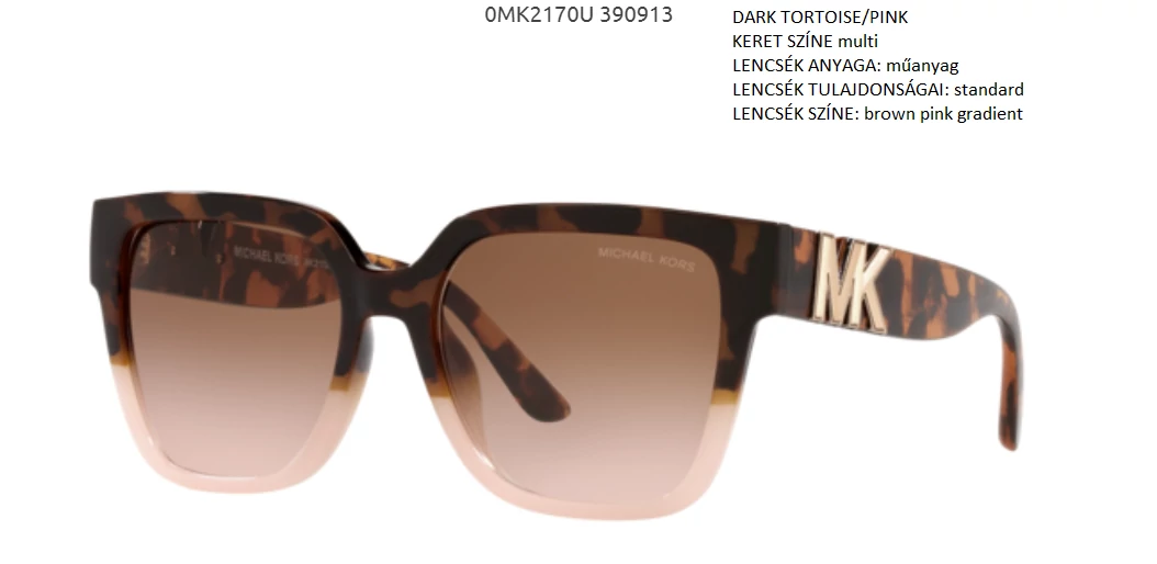 MICHAEL KORS MK2170U KARLIE 390913 DARK TORTOISE/PINK NAPSZEMÜVEG