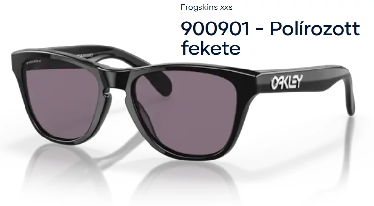 OAKLEY JUNIOR OJ 9009-01 FROGSKINS XXS GYEREK NAPSZEMÜVEG