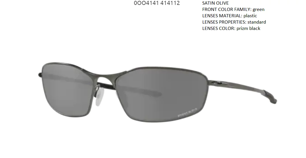 OAKLEY OO4141-12 WHISKER NAPSZEMÜVEG