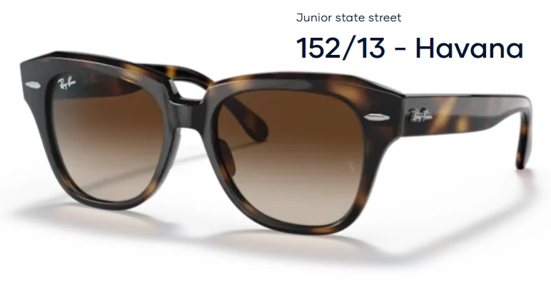 RAY-BAN JUNIOR STATE STREET 0RJ9186S 152/13 GYEREK NAPSZEMÜVEG