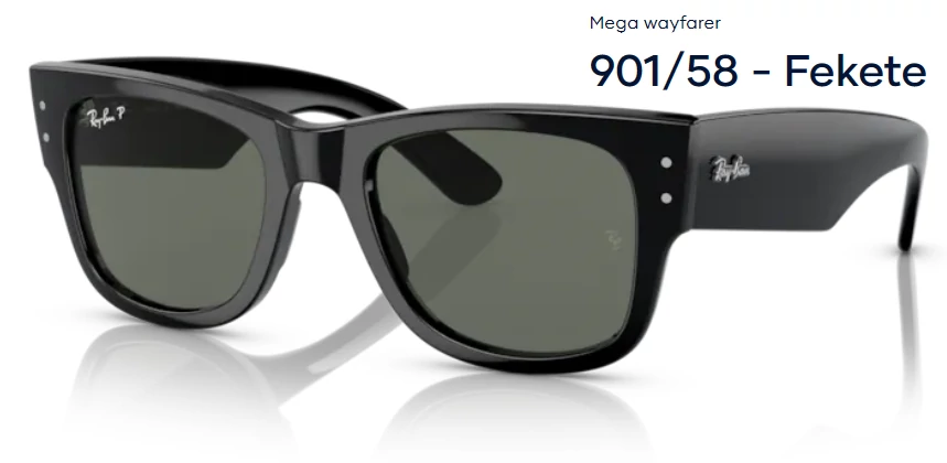 RAY-BAN RB0840S MEGA WAYFARER 901/58 NAPSZEMÜVEG