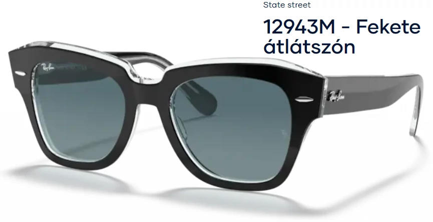 RAY-BAN RB2186 STATE STREET 12943M NAPSZEMÜVEG