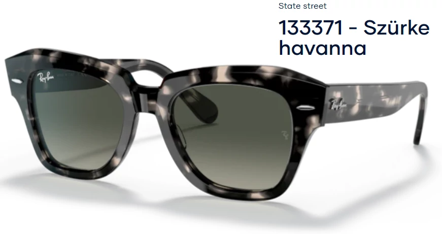 RAY-BAN RB2186 STATE STREET 133371 NAPSZEMÜVEG