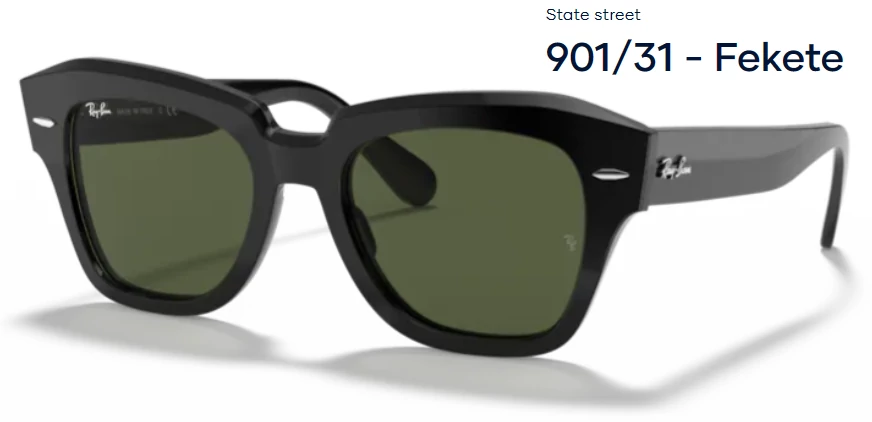 RAY-BAN RB2186 STATE STREET 901/31 NAPSZEMÜVEG