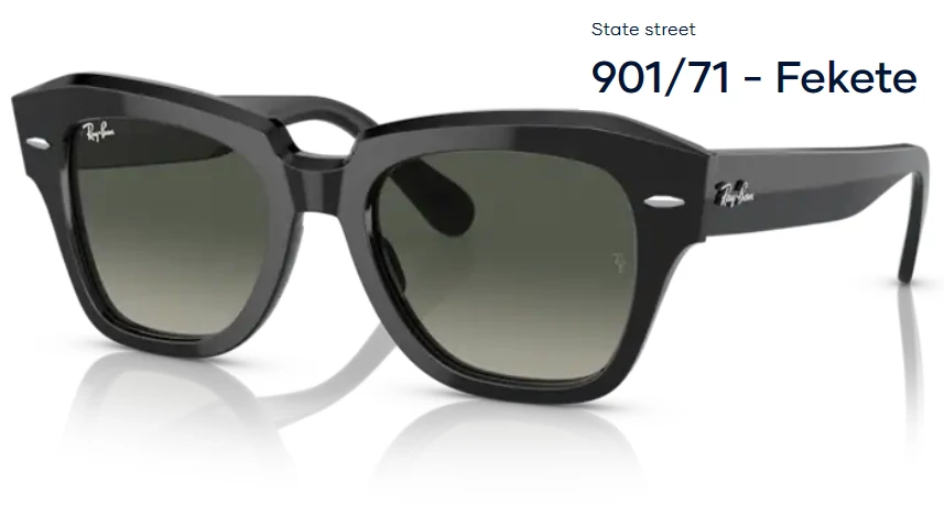 RAY-BAN RB2186 STATE STREET 901/71 NAPSZEMÜVEG