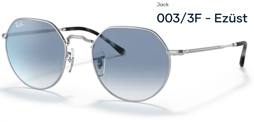 RAY-BAN RB3565 JACK 003/3F NAPSZEMÜVEG
