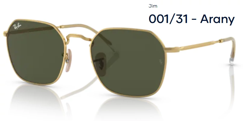 RAY-BAN RB3694 JIM 001/31 NAPSZEMÜVEG