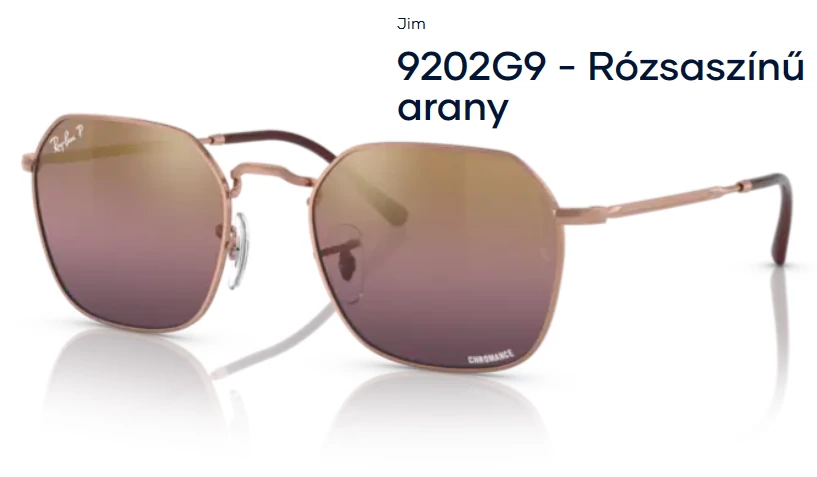 RAY-BAN RB3694 JIM 9202G9 NAPSZEMÜVEG