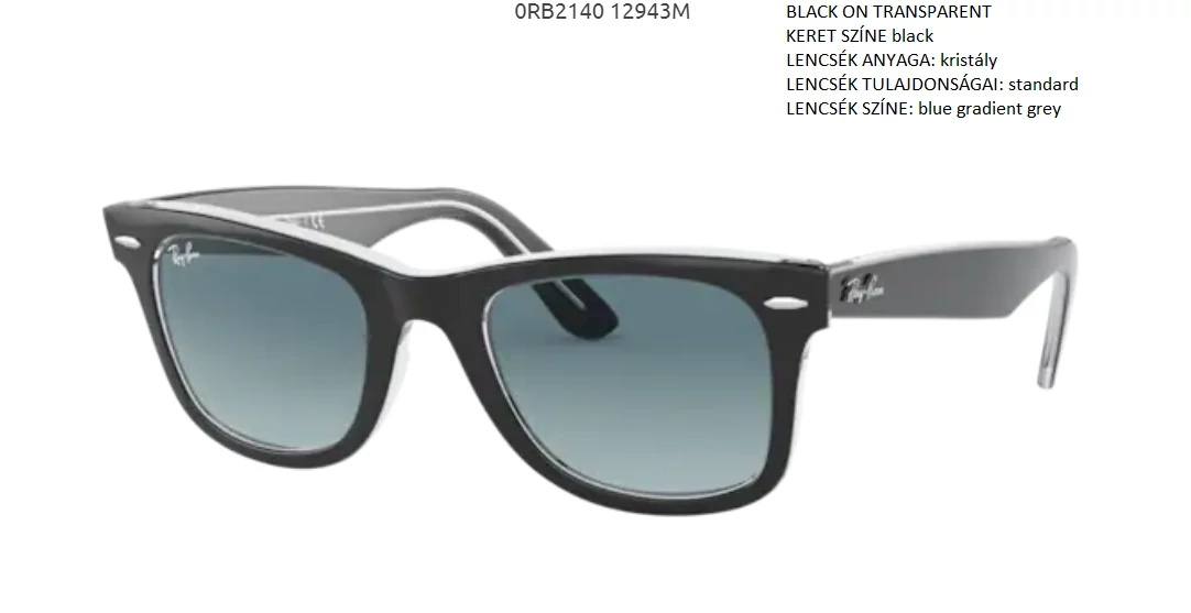 RAY BAN RB2140 WAYFARER 12943M NAPSZEMÜVEG