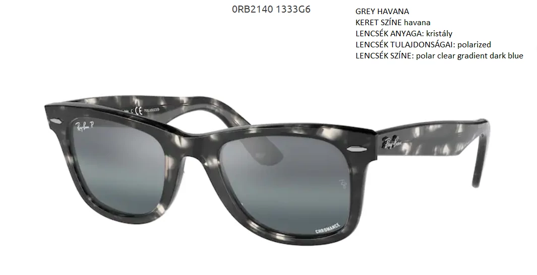 RAY BAN RB2140 WAYFARER 1333G6 NAPSZEMÜVEG