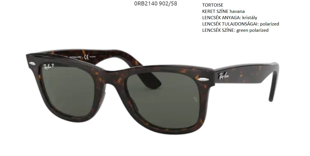 RAY BAN RB2140 WAYFARER 902/58 NAPSZEMÜVEG