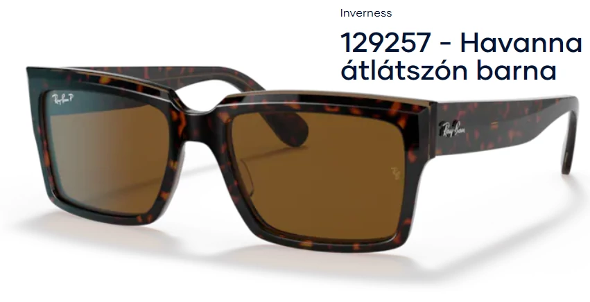 RAY-BAN RB2191 INVERNESS 129257 NAPSZEMÜVEG