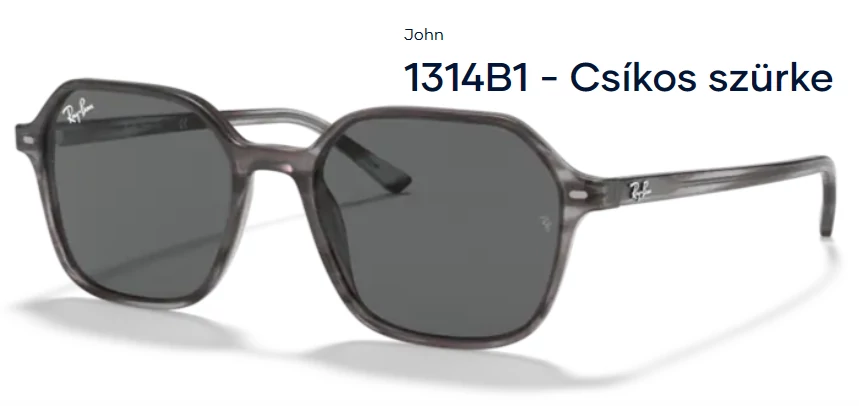 RAY-BAN RB2194 JOHN 1314B1 NAPSZEMÜVEG
