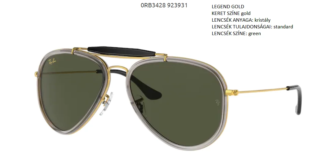 RAY BAN RB3428 ROAD SPIRIT 923931 NAPSZEMÜVEG