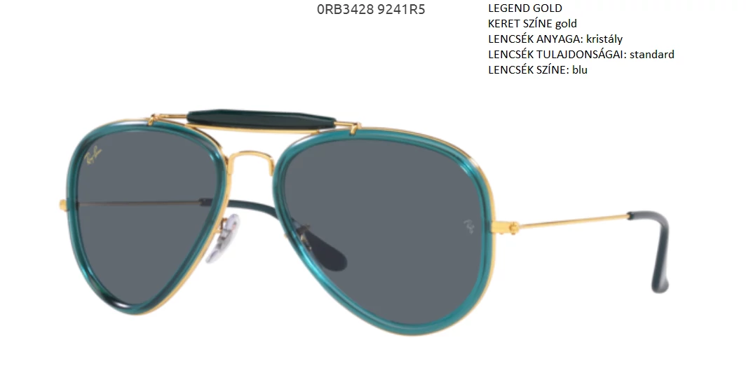 RAY BAN RB3428 ROAD SPIRIT 9241R5 NAPSZEMÜVEG